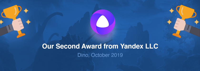 Our Second «Alice Award» from Yandex