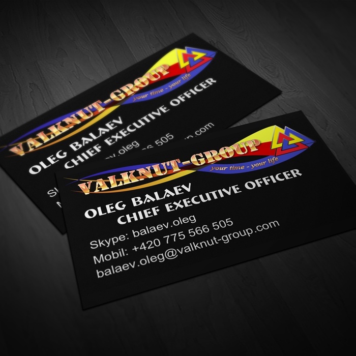 «Valknut Group» business card