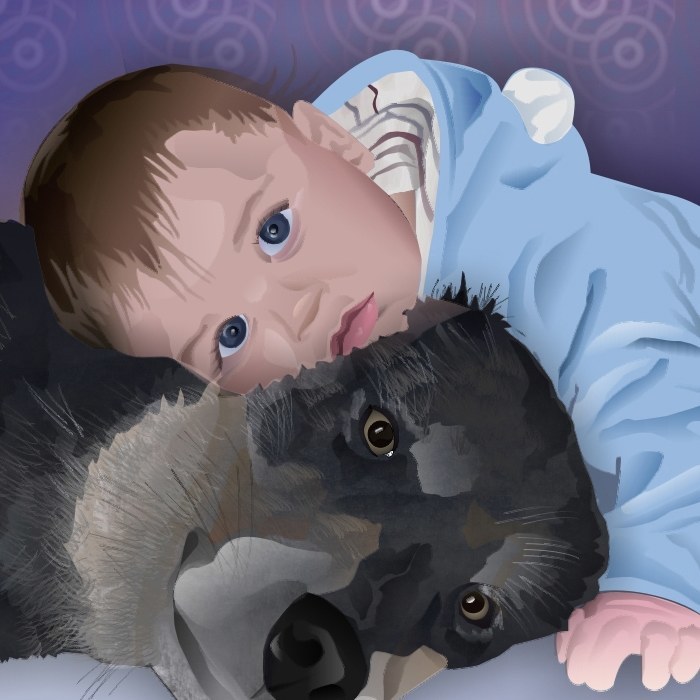 Baby & Dog